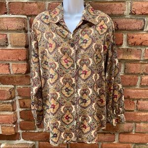 Vintage New Editions Button Down Shirt Blouse 14